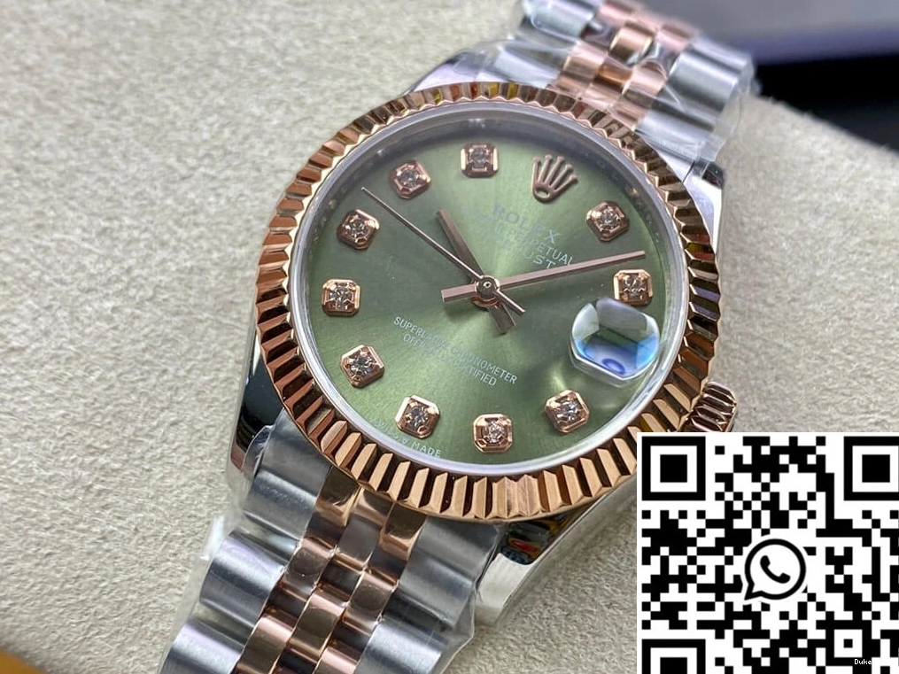31MM Dial EW Green Factory Rolex Datejust 0925